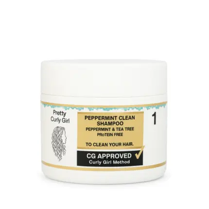 Pretty Curly Girl Peppermint Clean Champú Limpiador Cuero Cabelludo 200ml
